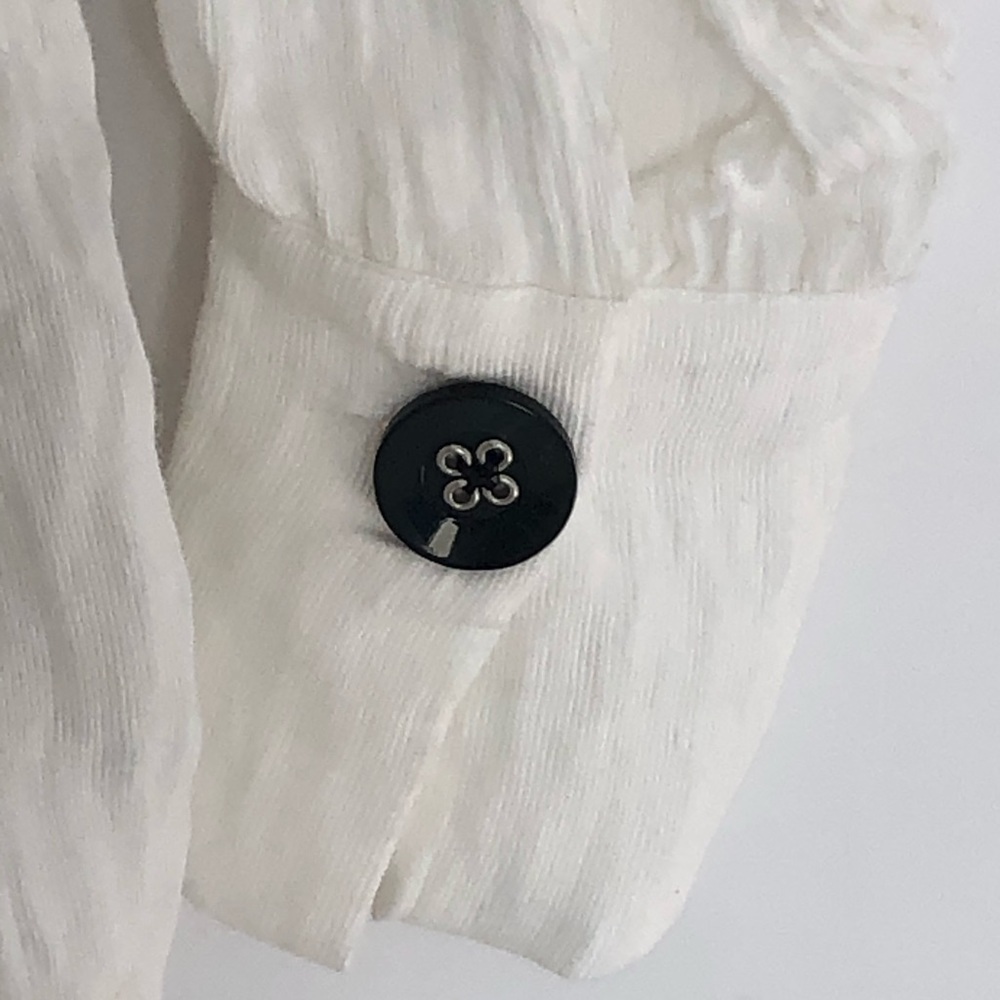 Zara Blouse With Contrasting Topstitching - Picture 7 of 8
